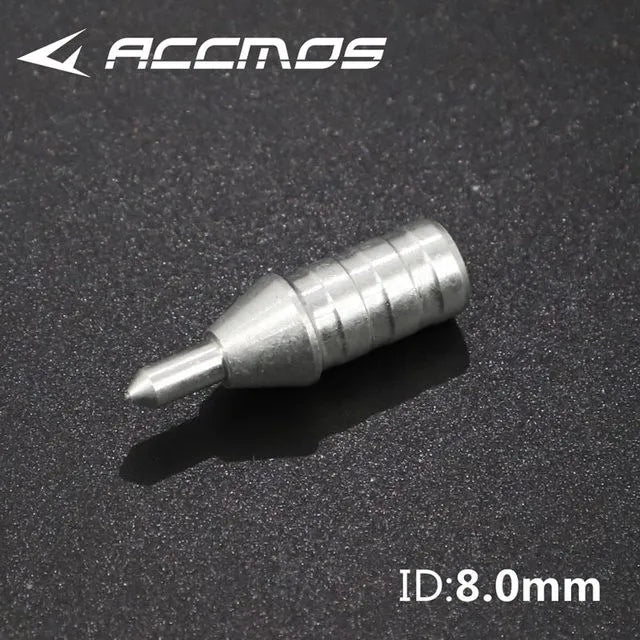 50pcs Archery ID3.2/4.2/6.2/5.2/8mm Arrow Aluminum Pin or Plastic L Nock Carbon Arrow Shaft Compound Bow Fiber Hunting Shooting