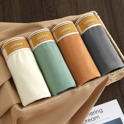 3Pcs Men's Underwear Hombre Panties Boxershorts Comfortable Breathable Cotton Underwear Sexy Underwear Solid Color Boxer Shorts