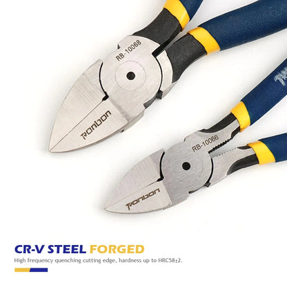 5/6/7 Inch Professional Cutting Pliers Wire Stripping Tool Side Cutter Cable Burrs Nipper Electricians DIY Repair Hand Tools