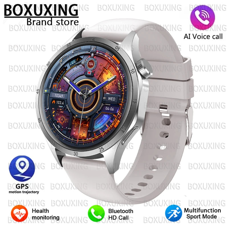 2025 New For Huawei GT5 Pro Smart Watch Men HD AMOLED Screen GPS Motion trajectory Heart Rate Bluetooth Call 1.52" SmartWatch