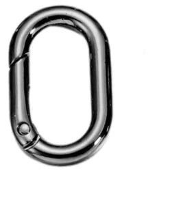 New Star Essential Icon Carabiner Keychain Blackout Women Men High Quality Oval Solid Belt Buckle Unisex Couple Sliver Key Ring