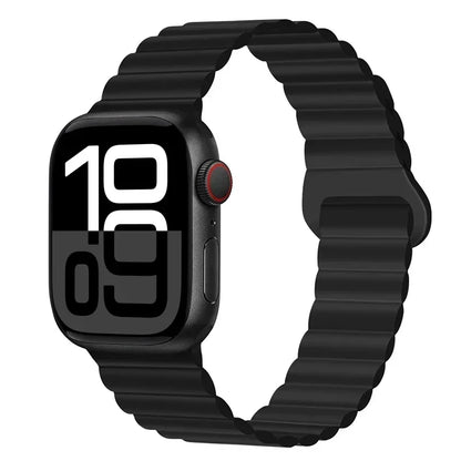 Magnetic Strap For Apple Watch Bands 46mm 42mm 49mm 45mm 44mm 41mm Silicone Sport Bracelet iWatch Series ultra 10 9 8 7 6 5 SE