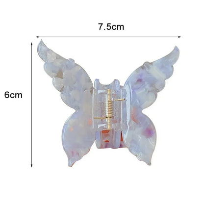 Acetate Butterfly Hair Claw Colorful French Style Hair Styling Tools Accessories Retro Elegant Hair Clamps Women Sweet Hairpins