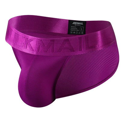 Sexy Man's Underwear Briefs Underpants Nylon Mesh Quick Dry Men's Briefs Bikini Slip Men's Tanga Briefs Nylon  SPANDEX