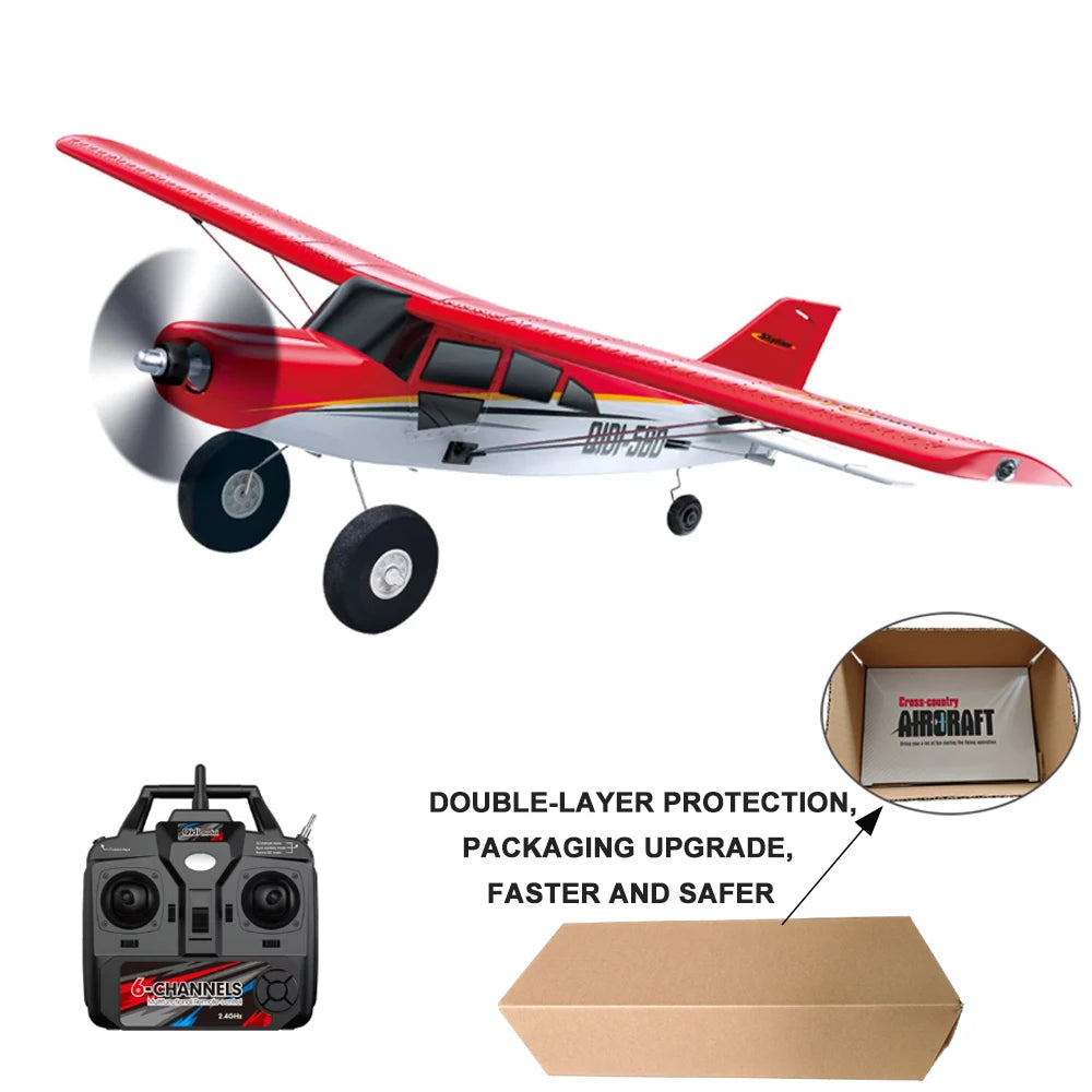 Qidi560 Moore M7 Off-road RC Plane 4CH Brushless Remote Control Airplane Fixed Wing Aircraft Model EPP Foam Toys for Children