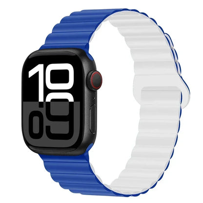 Magnetic Strap For Apple Watch Bands 46mm 42mm 49mm 45mm 44mm 41mm Silicone Sport Bracelet iWatch Series ultra 10 9 8 7 6 5 SE