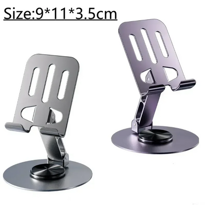 720 Rotate Aluminum Alloy Tablet Holders for iPad Adjustable Folding Lazy Desktop Live Portable Mobile Phone Stands Mount