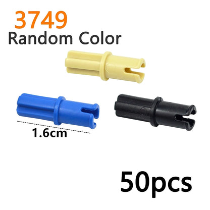 MOC Bolt Pin with Friction Peg Cross Axle Technical Building Blocks DIY Connector Bricks Compatible 2780 3673 77765 32556  32054