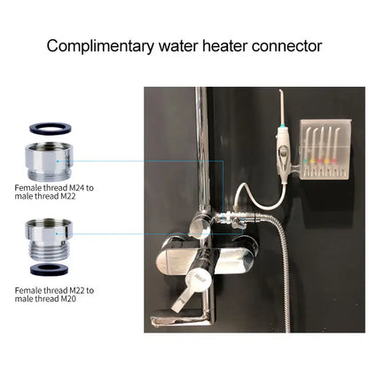 Faucet Oral Irrigator Water Jet For Cleaning Toothpick Teeth Flosser Dental Irrigator Implements Dental Flosser Tooth Cleaner