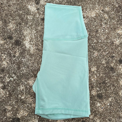 Solid Color Cycling Women Sport Yoga Short leggings Compression Support Sweat-Wickin Comprehensive Training Jog Internal Pocket