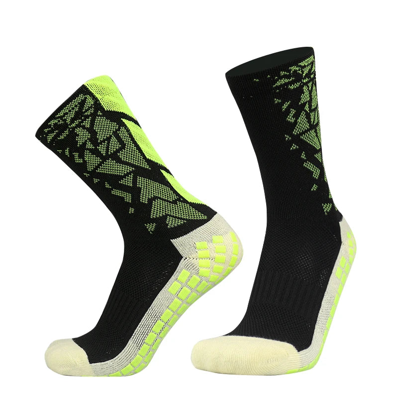 Silicone Anti Slip Football Socks Takraw Men Women Sport Basketball Grip Soccer Socks