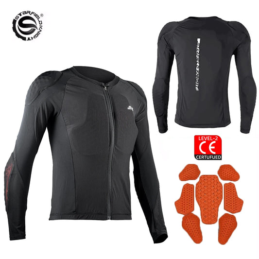 Summer Motorcycle Jackets Full Body Armor Protection Jacket For Motorbike Racing Lightweight Soft Motocross Clothing Moto Jacket