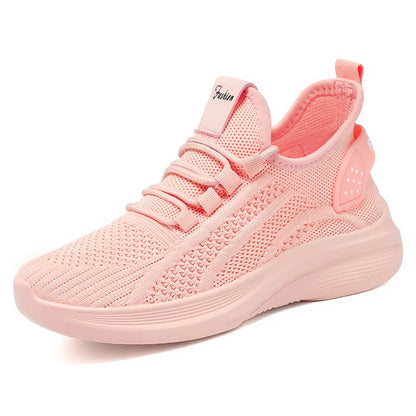 Women Casual Shoes 2025 Hot Sale Breathable Air Mesh Slip-on Female Sock Footwear Outdoor Women Sneakers Thick Bottom Platforms