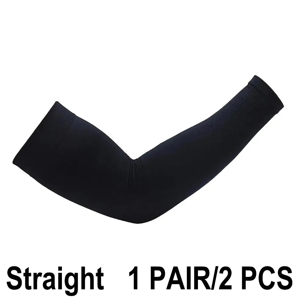 2025 NEW Ice Silk Bicycle Sleeves Summer Breathable Cycling Arm Protection Outdoor Sun UV Protect Sports MTB Road Bike Sleeves