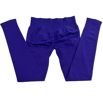 No Logo Scrunch Bum Gym Legging for Women Low Waistband Seamless Yoga Legging Workout Yoga Pants Push Up Sports Tights