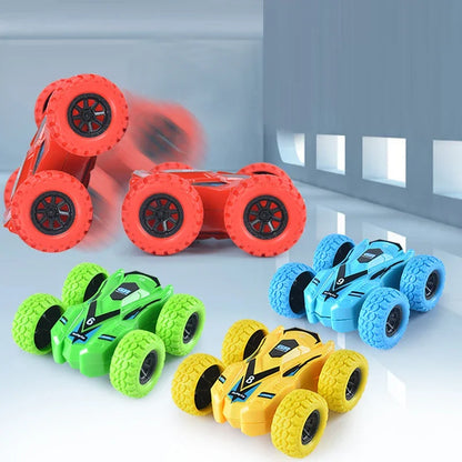 Children's toy car fun double-sided car inertial safety anti-collision anti-fall Kid's anti-fall model sliding off-road vehicle