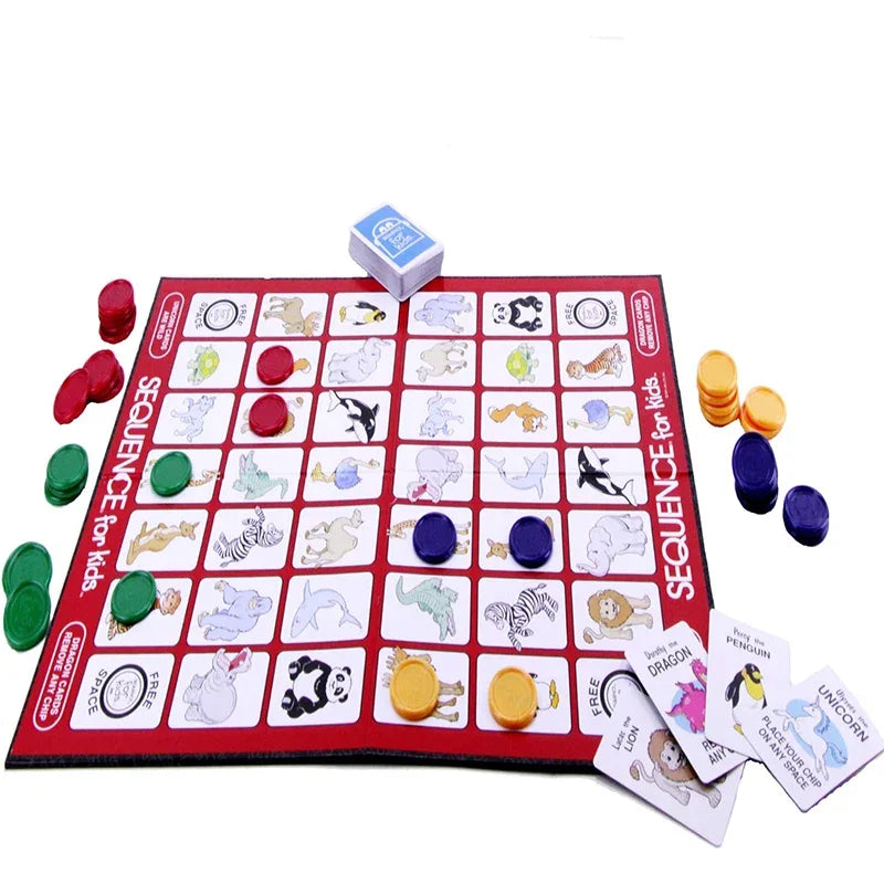 Keep Your Kids Engaged and Entertained with SEQUENCE Board Game - Perfect Game for Intense Strategy and Friendly Competition