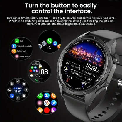 2025 New For Huawei GT5 Pro Smart Watch Men HD AMOLED Screen GPS Motion trajectory Heart Rate Bluetooth Call 1.52" SmartWatch