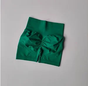 Peach Hip Lifting Sports Shorts Women High Waist and Waist Tightening Slimming Running Hip Speed Drying Three Point Tight Pants