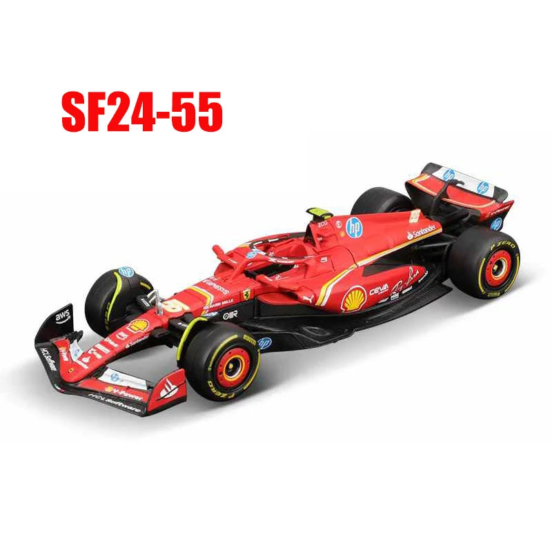 New 2024 F1 Bburago 1:43 Mclaren Mcl38 Miami Gp Monaco Gp Amg W15 F1 Alloy Miniature Diecast Model F1 Champion Mcl38 Toys Gift