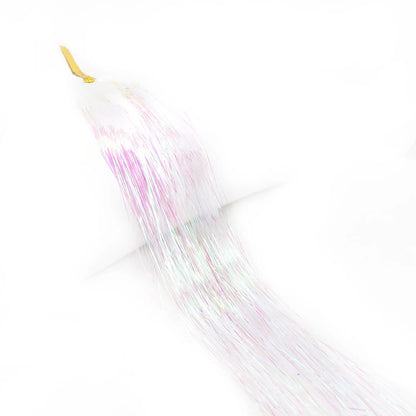 1 Pc Sparkle Shiny Hair Tinsel Hair Extensions Dazzles Women Hippie for Braiding Headdress Hair Braiding Tools Long 100cm