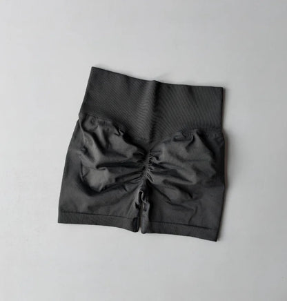 Peach Hip Lifting Sports Shorts Women High Waist and Waist Tightening Slimming Running Hip Speed Drying Three Point Tight Pants