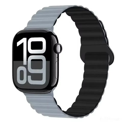 Magnetic Strap For Apple Watch Bands 46mm 42mm 49mm 45mm 44mm 41mm Silicone Sport Bracelet iWatch Series ultra 10 9 8 7 6 5 SE