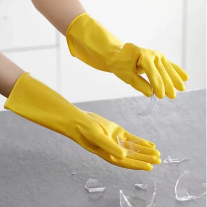 1/3/5/10PCS Rubber Gloves Washing Dishes Waterproof Thickened Beef Rubber Latex Labor Protection Wear Resistant Work Household