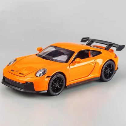 1:32 911 GT3 RS Alloy Sports Car Model Diecast Metal Racing Car Vehicles Model High Simulation Sound Light Children Toy Gift Boy
