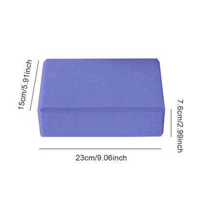 EVA Yoga Block Solid Color Gym Training Blocks Moisture-Proof High Density Yoga Blocks Body Shaping Yoga Blocks for Yoga Pilates