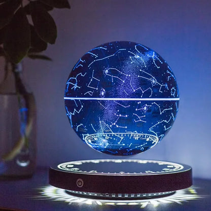 Levitating Lamp Magnetic Levitation Globe LED Earth Floating Lamp Rotating Globe Zodiac Bedside Lights Novelty Christmas Gifts