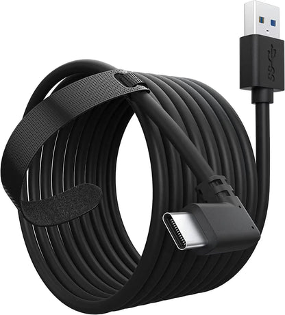 For Quest 2/Quest 3S/Quest 3 USB-C Link Cable ¨C Fast Data Transfer & Charging Cable for Seamless VR Gaming and PC Connectivity