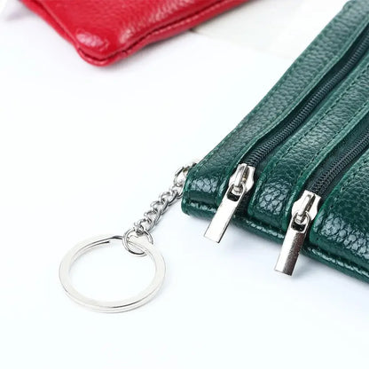 Fashion Leather Coin Purse Women Small Wallet Change Purses Mini Zipper Money Bags Children's Pocket Wallets Key Holder