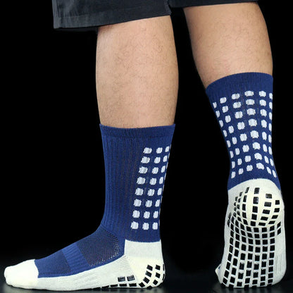 New Sports Anti Slip Soccer Socks Cotton Football Men Grip Socks calcetas antideslizantes de futbol
