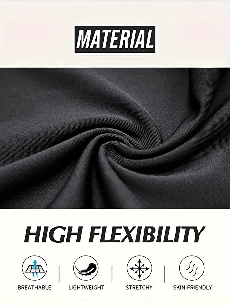 Compression Shirts Men's Rashguard Quick Dry Gym Fitness Shirts Spring Beach Surfing Athletic Sport Running Workout Tops Tees