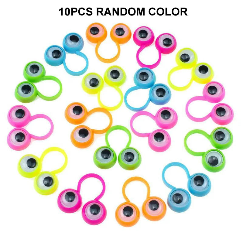 5/10/20Pcs Active Eye Ring Children Parent-child Props Cool Practical Jokes Finger Toys personality Event Giveaway Gags Gifts