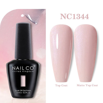 NAILCO 131Colors Vernis Semi Permanent UV Varnish Gel Nail Polish Nails Art Gel Manicure TOP BASE Varnish Hybrid
