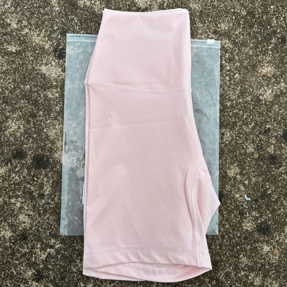 Solid Color Cycling Women Sport Yoga Short leggings Compression Support Sweat-Wickin Comprehensive Training Jog Internal Pocket