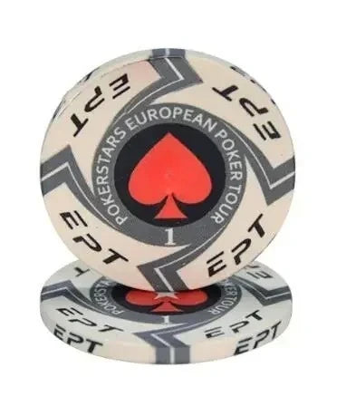 10 Pcs Portable Convenient Professional Sports Ceramic Chips Chess Poker Match Club Special Entertainment Equipment
