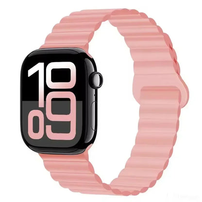 Magnetic Strap For Apple Watch Bands 46mm 42mm 49mm 45mm 44mm 41mm Silicone Sport Bracelet iWatch Series ultra 10 9 8 7 6 5 SE