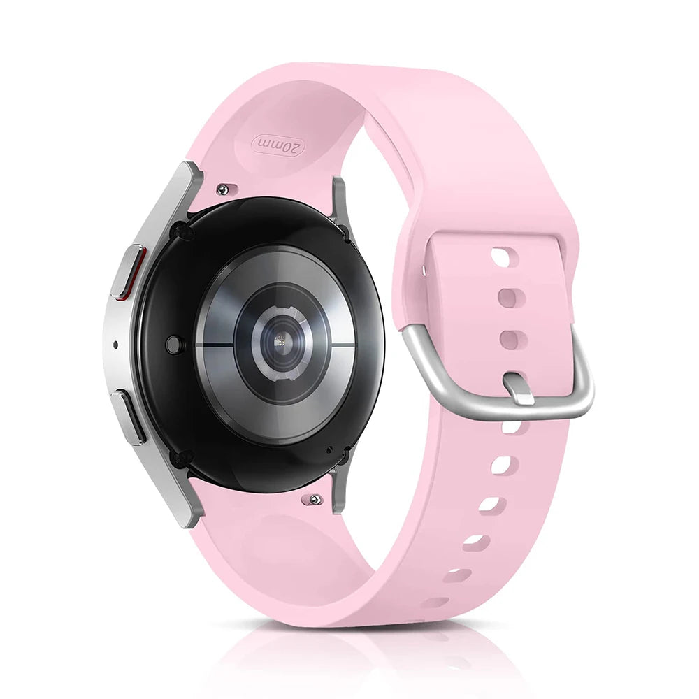 Silicone Strap For Samsung Galaxy Watch 7 6 5 4 44mm 40mm pro 45mm Sport 20mm Watchband Bracelet Galaxy Watch6 Classic 43mm 47mm