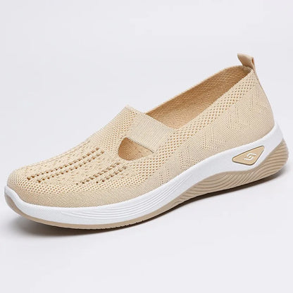 Summer Breathable Non-slip Soft Sole Elderly Shoe Women's Casual Shoes Middle-aged and Elderly Walking Flat Shoes Fo Women