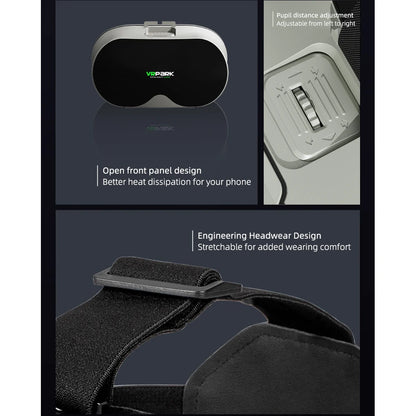 3D VR Glasses Smartphone Virtual Reality Goggles Helmet Headset Lenses Device Viar Smart Phone Cell Mobile Video Game Viewer Set