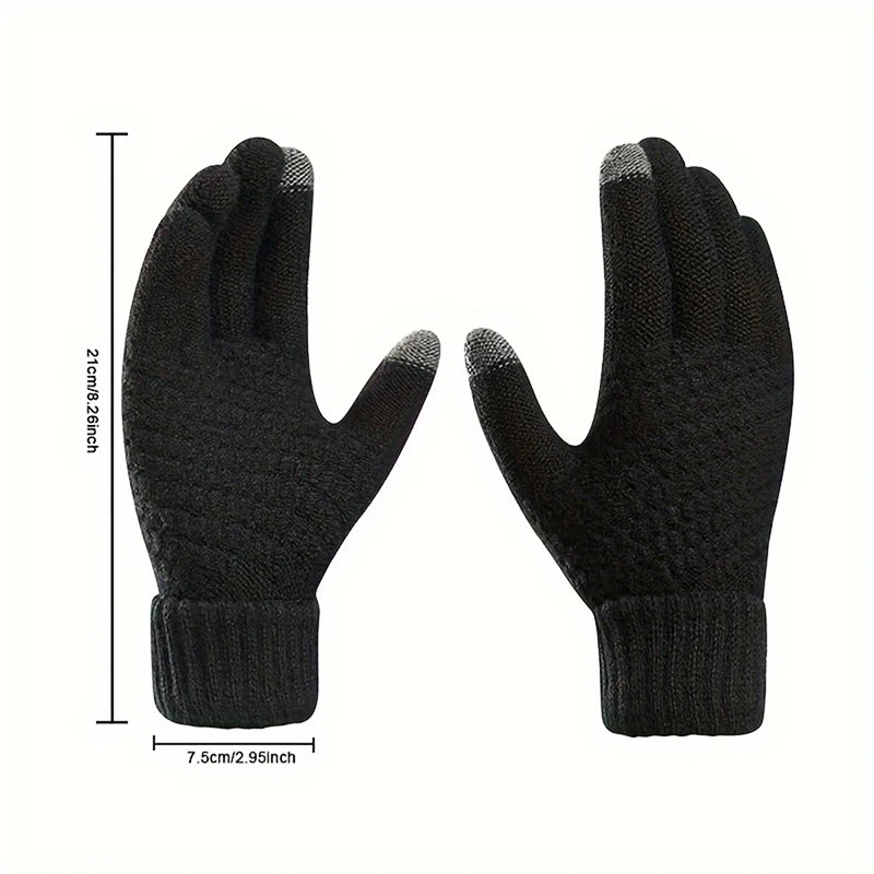 Winter New Outdoor Skiing Gloves with Mobile Phone Touch Screen Operation Men's and Women's Thick Warm Sports Gloves