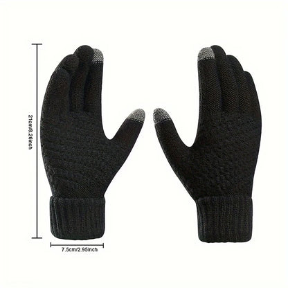Winter New Outdoor Skiing Gloves with Mobile Phone Touch Screen Operation Men's and Women's Thick Warm Sports Gloves