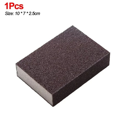 1/10Pcs Rust Remove Sponge Carborundum Eraser Household Cleaning Brush Descaling Scouring Sponges Rub Cooktop Pot Kitchen Tools