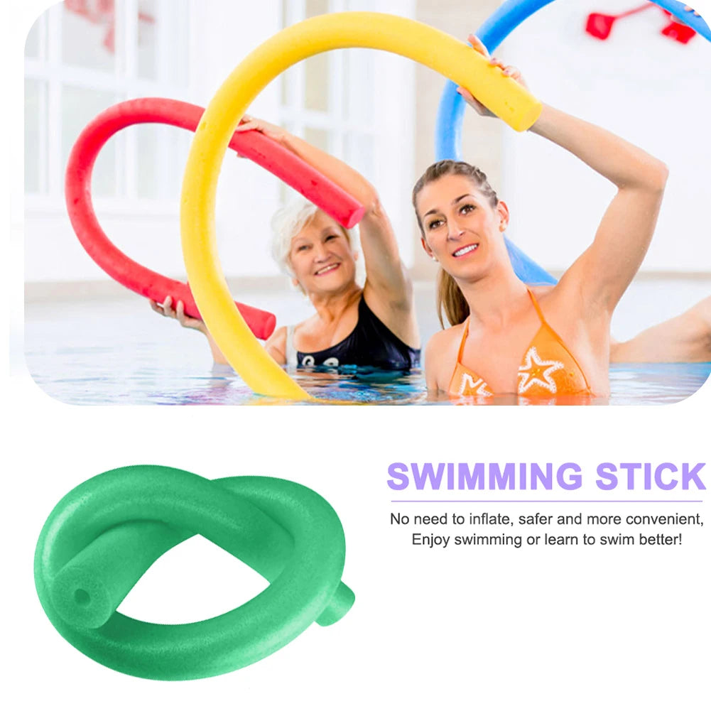 Portable Flexible EPE Learn Swimming Pool Noodle for Adult Children Summer Swimming Aid Pool Underwater Scooter