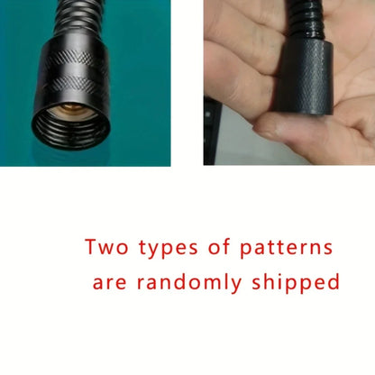 1pc Flexible Stainless Steel Shower Hose - 1.5m/2m/3m, Explosion-Proof with Electroplated Metal Finish, Easy Wall-Mount Installa