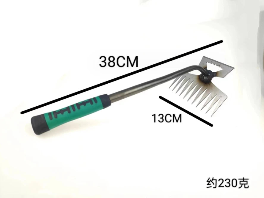 2 In 1 Garden Weeding Tool Manual Weed Grass Rooting Tool Puller Shovel Weeding Removal Hand Gardening Loose Soil Tools