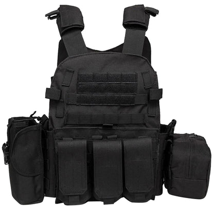 Nylon Tactical Vest Body Armor Hunting Carrier Airsoft Accessories Men Combat MOLLE Camo Military Army Vest Outdoor CS Hunting